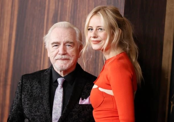 Brian Cox and Justine Lupe attend the HBO's "Succession
