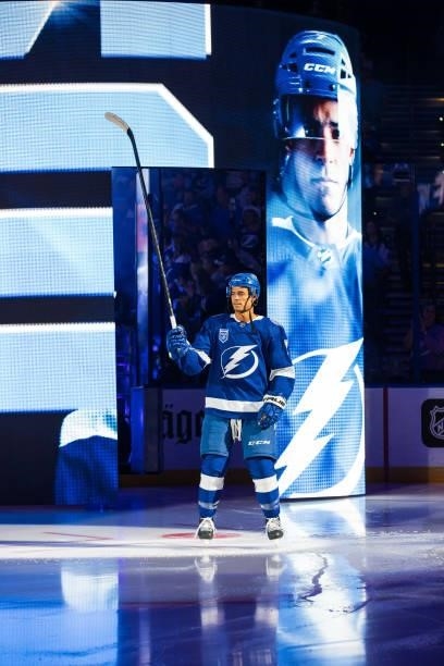 <<enter caption here>> at Amalie Arena on October 12, 2021 in Tampa, Florida.” class=”wp-image-26″ width=”419″ height=”612″></a><figcaption><<enter caption=