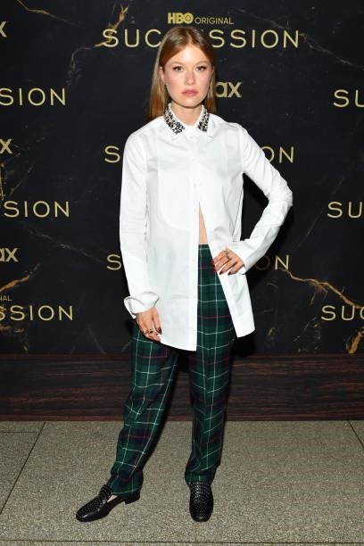 Genevieve Angelson attends HBO's "Succession