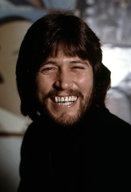 Singer/songwriter Barry Gibb of the musical group The Bee Gees poses for a portrait in April 1974 in Miami, Florida.