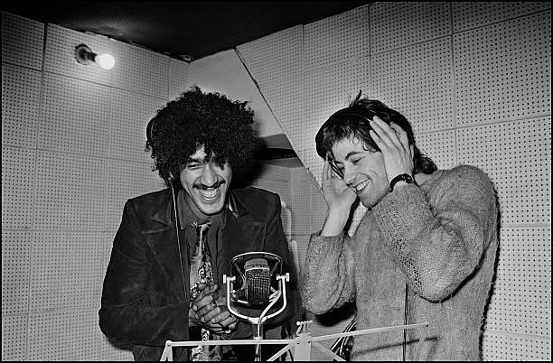 Phil Lynott and Bob Geldof sing backing vocals for Blast Furnace and the Heatwaves in 1977.
