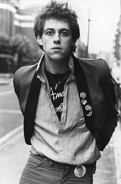 Punky looking Bob Geldof, singer with punk pop group the Boomtown Rats. Original Publication: People Disc - HF0325