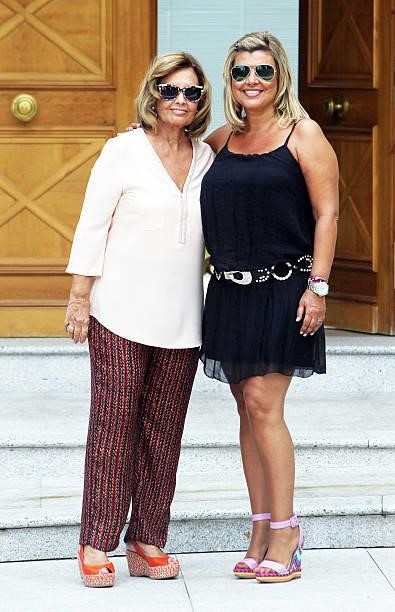 Maria Teresa Campos and Terelu Campos celebrate Terelu Campos's 49th birthday on August 31, 2014 in Madrid, Spain.