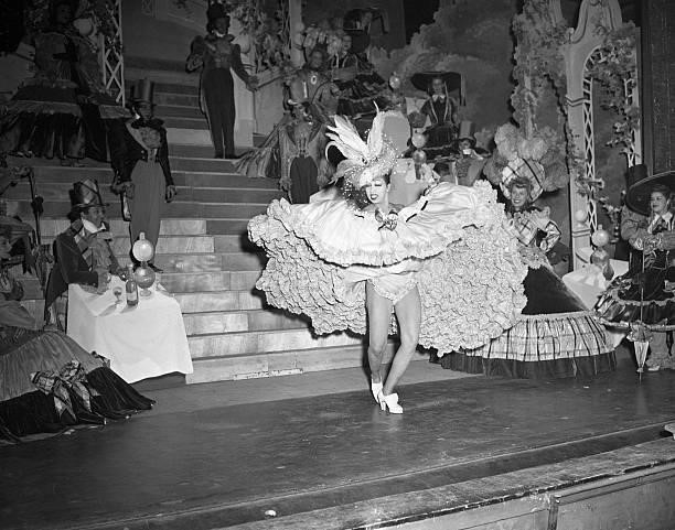 Josephine Baker dancing the Can-Can in the "Bal Mabille