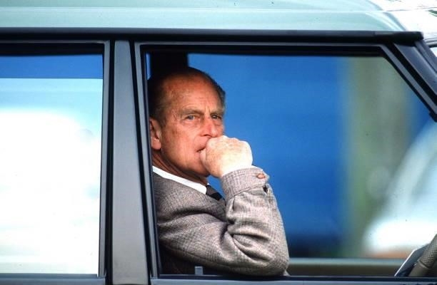 Prince Philip In His Range Rover 4-wheel Drive Vehicle, 11th May 1985.