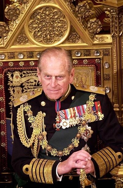 Prince Philip In The House Of Lords At The State Opening Of Parliament In London, 6th December 2000.