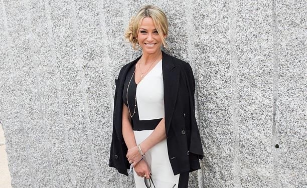 Sarah Harding attends Chelsea Flower Show press day at Royal Hospital Chelsea on May 23, 2016 in London, England. The prestigious gardening show...