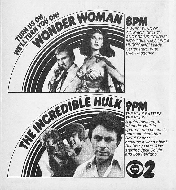 Television advertisement as appeared in the September 23, 1978 issue of TV Guide magazine. An ad for the adventure-action programs, Wonder Woman and...