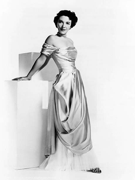 American actress Nancy Davis in a promotional portrait for MGM studios, 1950. As Nancy Reagan, she later became First Lady of the United States....