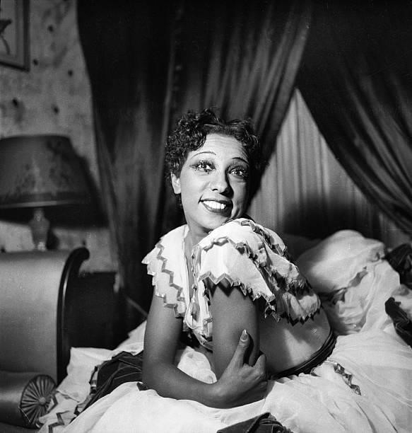 Josephine Baker , American artist of music-hall, in "The Creole