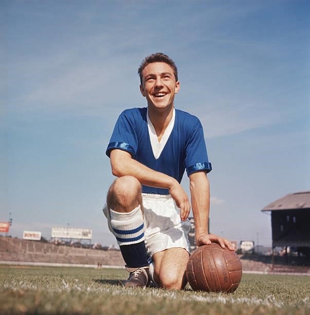 Chelsea forward Jimmy Greaves, 1957.