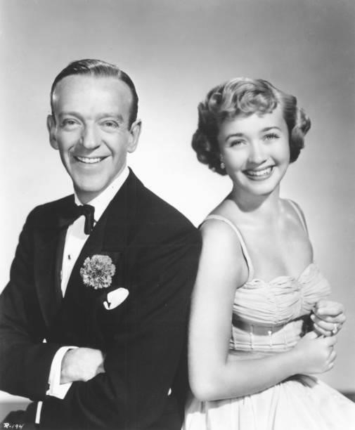 Dancer, actor and singer Fred Astaire and Jane Powell in a publicity shot from the MGM musical "Royal Wedding