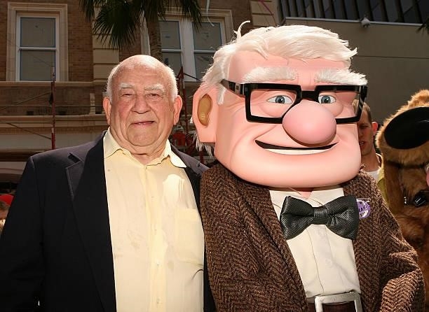 Actor Ed Asner arrives on the red carpet for the Los Angeles premiere of "Up