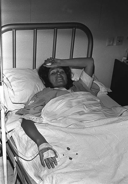 The spanish singer Rocio Jurado sick in a hospital.