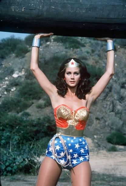 Beauty on Parade" - Season One - 10/13/76, Wonder Woman infiltrated a dangerous sabotage ring operating during a beauty contest. ,